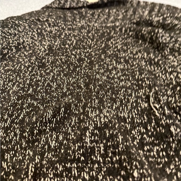 Merona Women’s Long Sleeve Cardigan Sweater jacket Knit black/ white - Picture 16 of 17